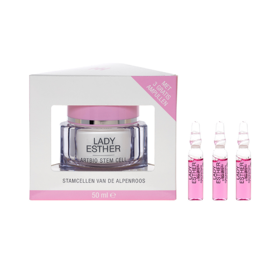 Lady Esther Artbio Stem Cell Day and Night Cream + 3 Gratis Ampullen