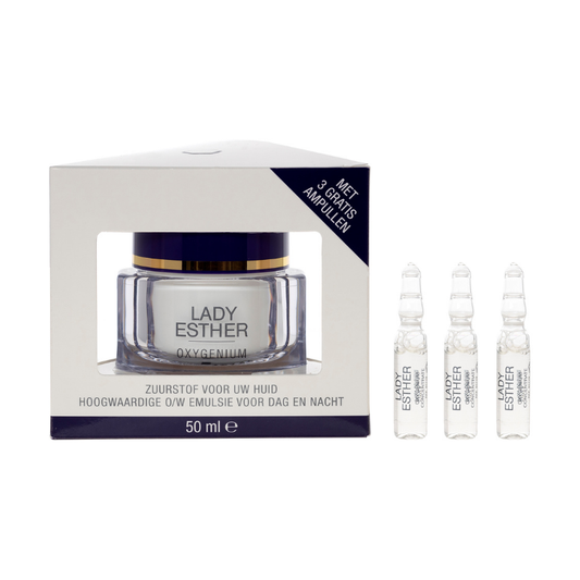 Lady Esther Oxygenium Cream 50ML + 3 Gratis Ampullen